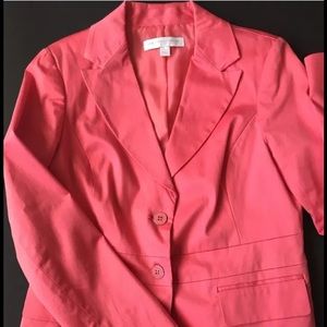 New Company Blazer Womens Size 8 Pink Jacket